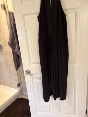 Athleta Black Sleeveless Jumpsuit